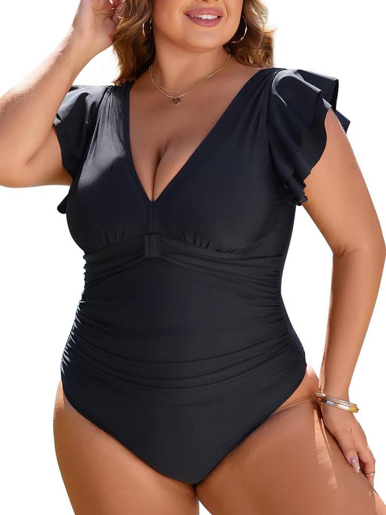 VERNO FASHION WOMENS PLUS SIZE 4XL SWIMSUIT