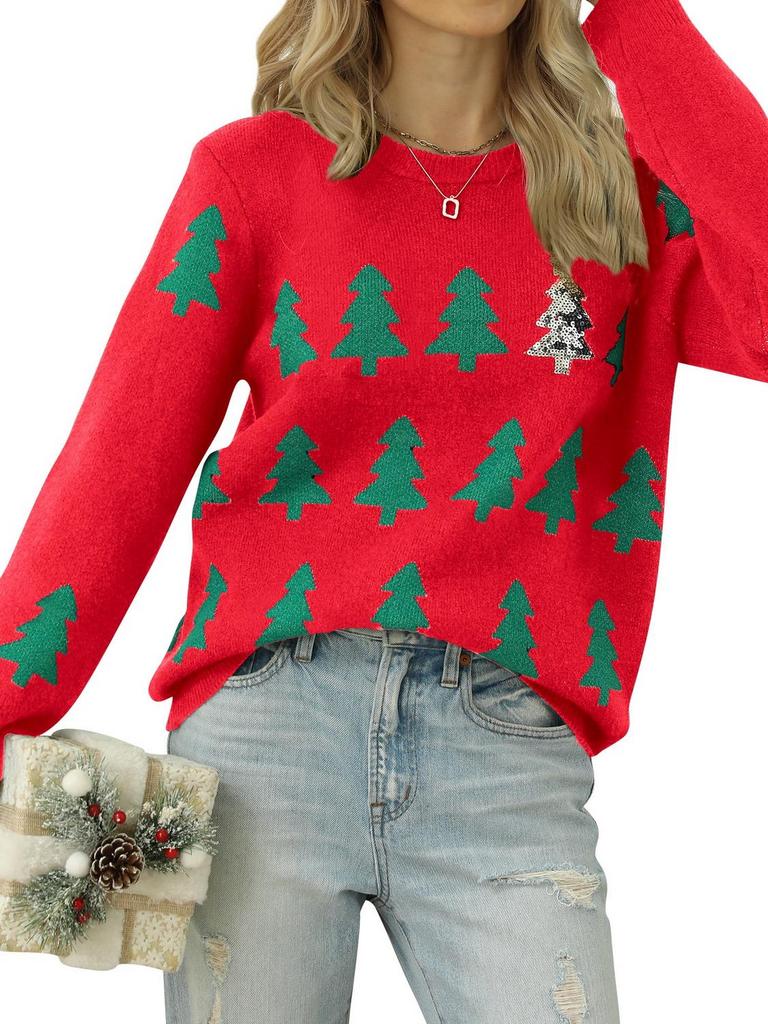QAFOPEH WOMENS XL CHRISTMAS SWEATER