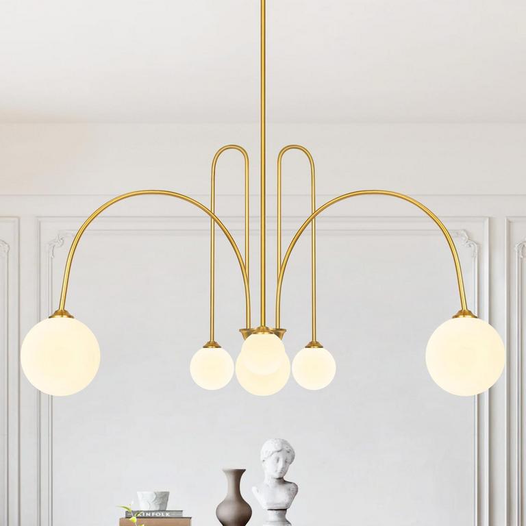 KVEOSV MODERN CHANDELIER 41.2"W