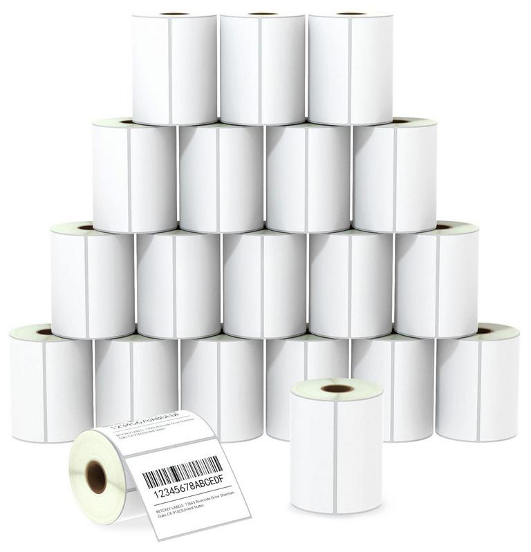 BETCKEY 4INX3IN LABEL ROLL 6PK