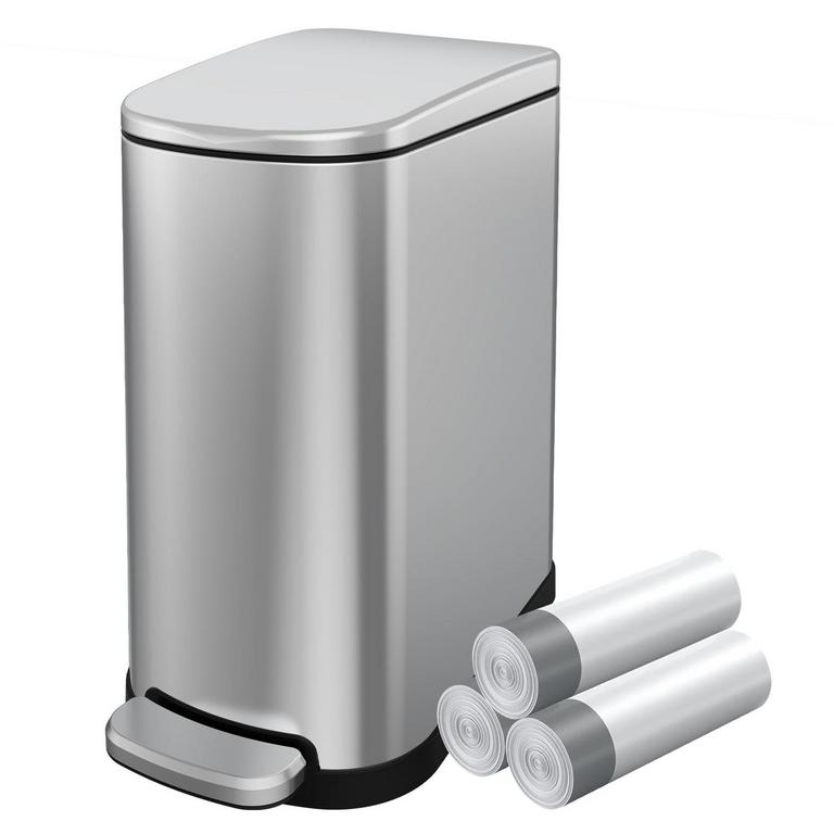 KUK 2.6GAL SLIM TRASH CAN