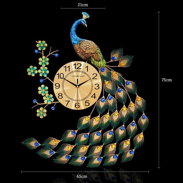 BIDESEN HOME DECO WALL CLOCK 26.5IN X 29.5IN