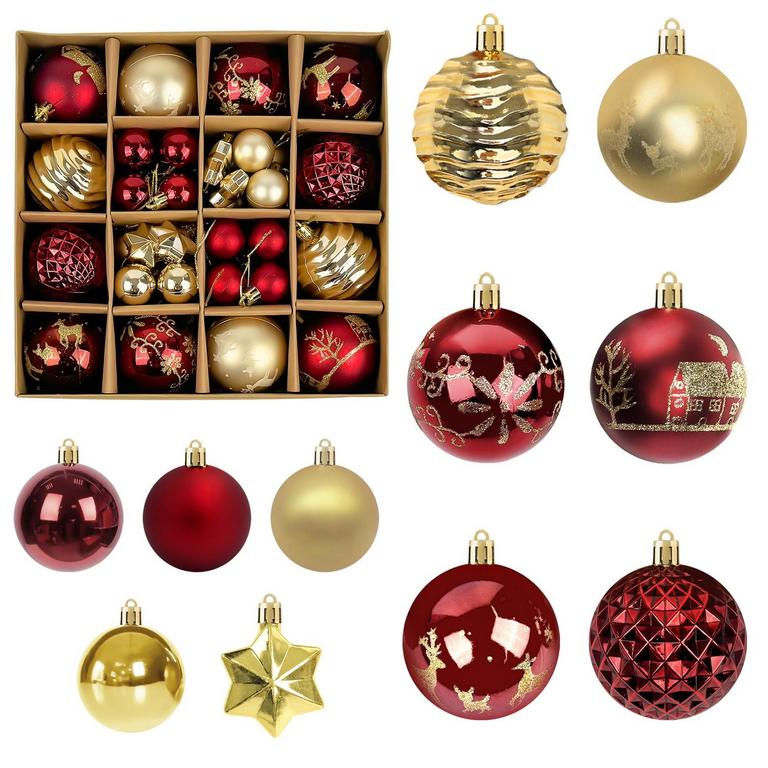 HADINEEON 44PC ORNAMENT SET