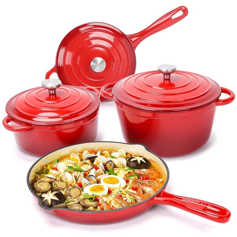 HISENCN COOKWARE SET - 7PC