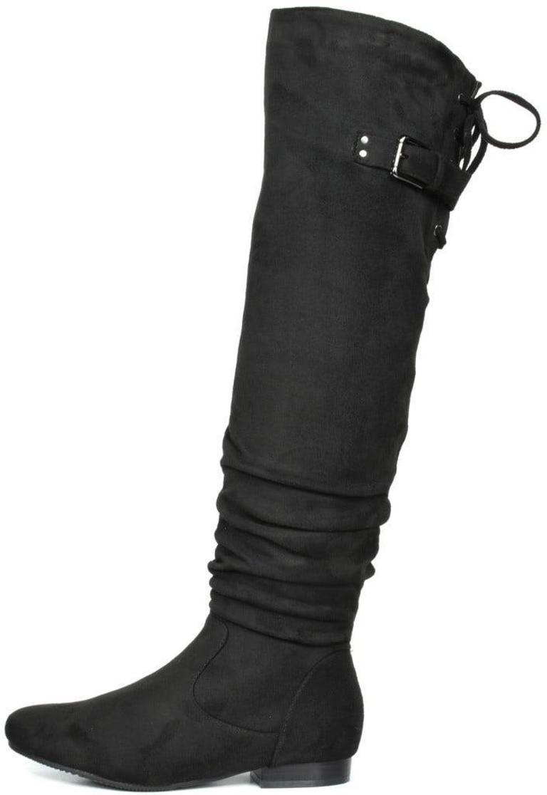 DREAM PAIRS SZ 12 BLACK BOOTS