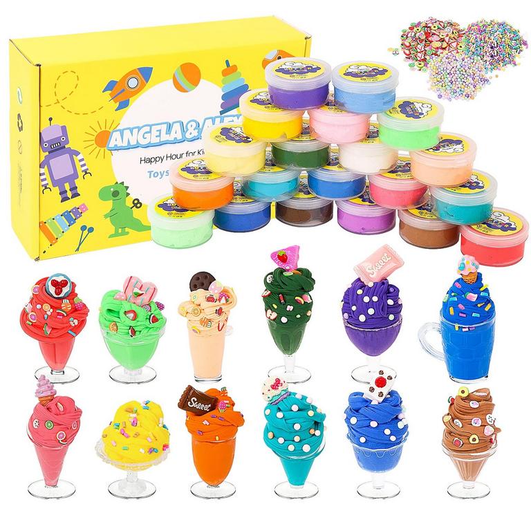 KIDDITOUCH 20PK BUTTER SLIME KIT 