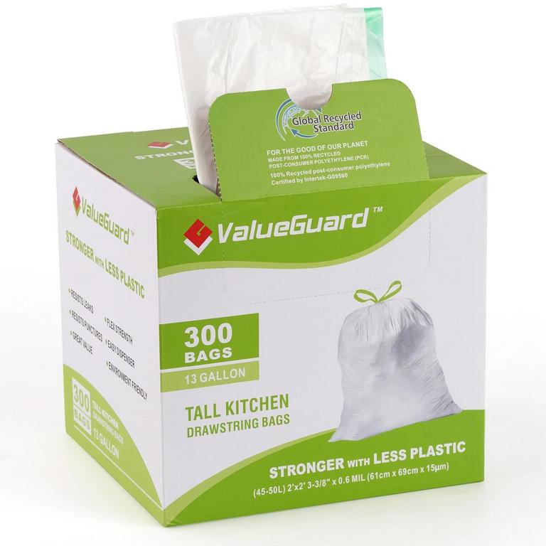 VALUEGUARD 13 GAL TRASH BAGS 300PK