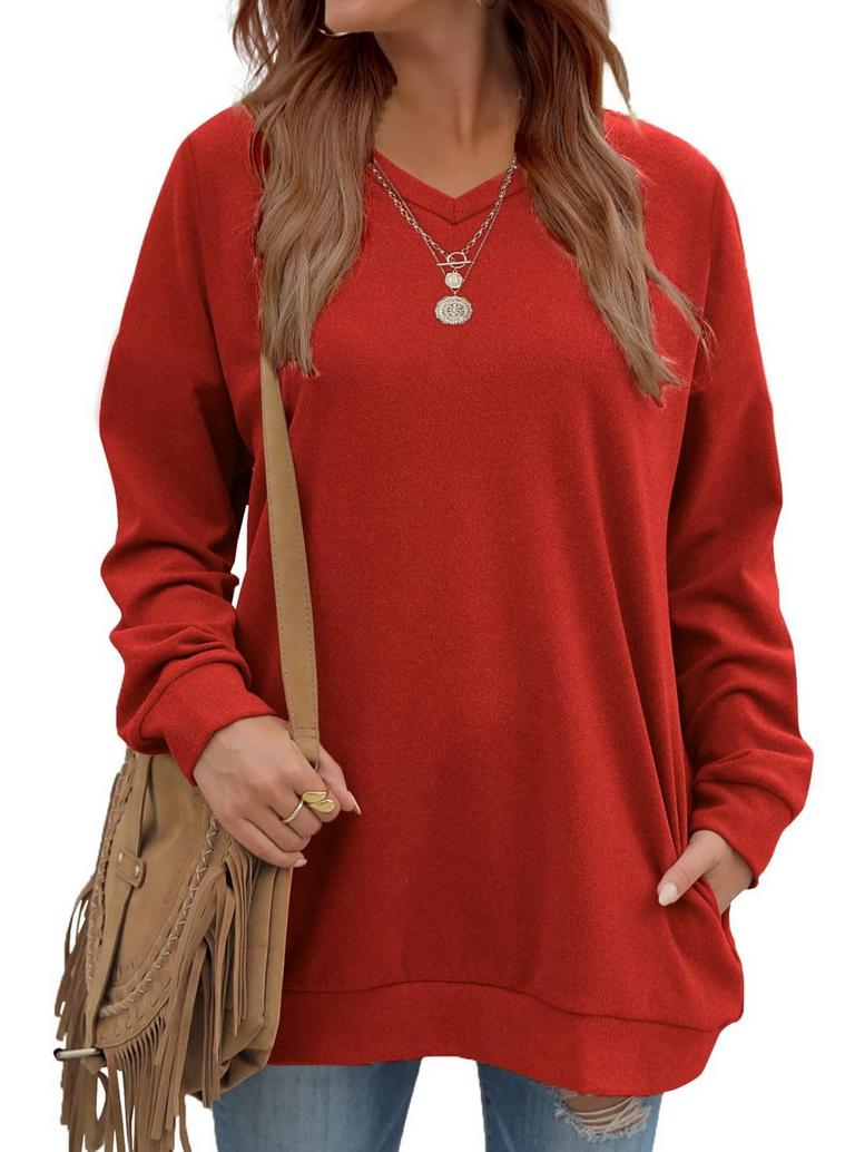 FANTASLOOK WOMENS L OVERSIZED SWEATSHIRT