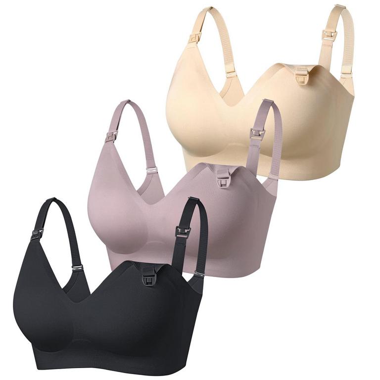 ALMUSEN WOMENS MATERNITY BRAS L 3PK