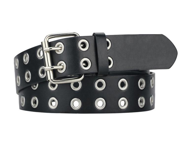 MAIKUN STUDDED BELT WOMEN'S BLACK 33"