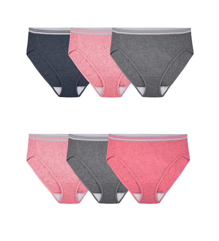 FRUIT OF THE LOOM WOMENS 10/2X PANTY 6PK
