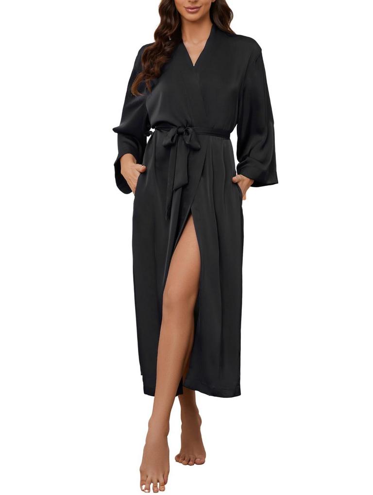 HEARTNICE WOMENS XL SILK ROBE
