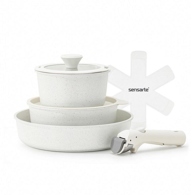 SENSARTE 8PC NONSTICK COOKWARE SET
