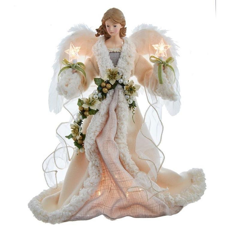 KURT S ADLER LIGHTED TREE TOP