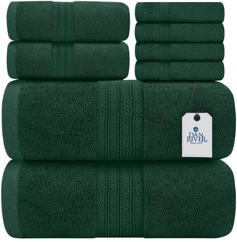 DAN RIVER 8PC TOWEL SET