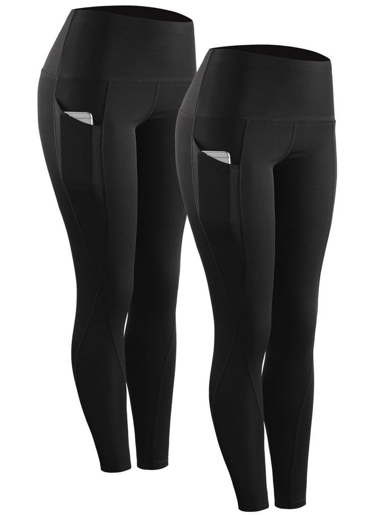 NELEUS WOMENS M HIGH WAIST LEGGINGS 2PK