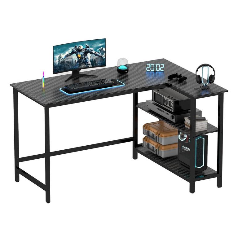 WOODYNLUX L DESK 43 IN BLACK