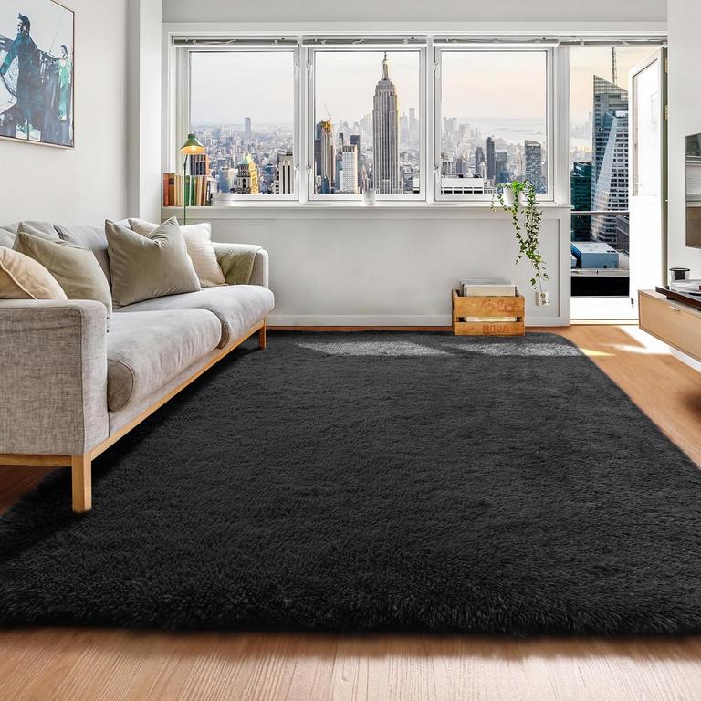 ONASAR BLACK RUG 4X6 FT