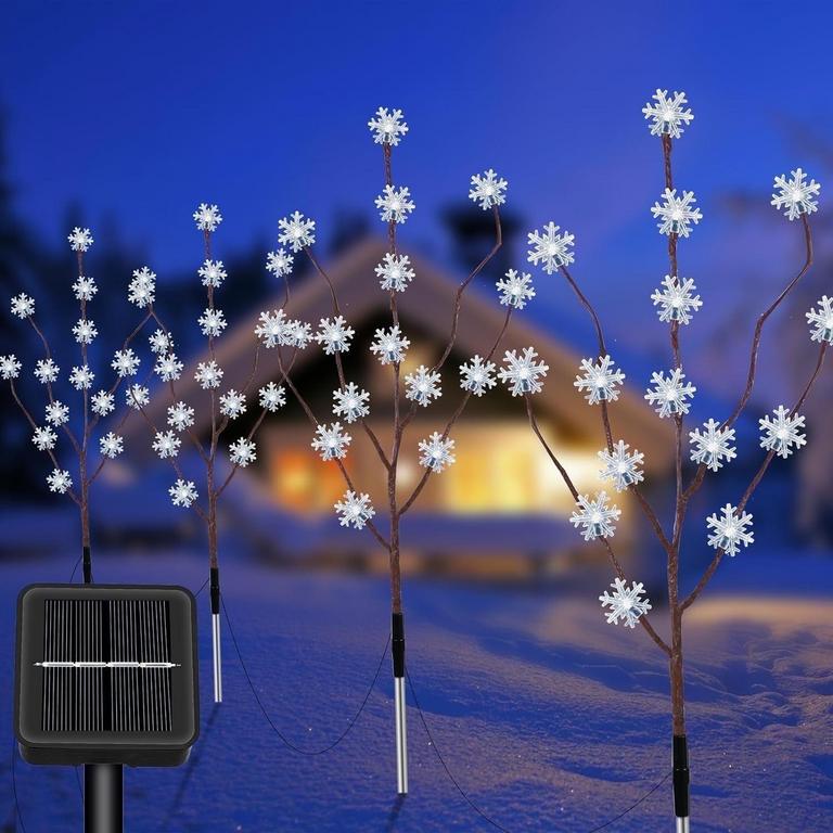 FOHIL SOLAR 4PK TREE LIGHTS