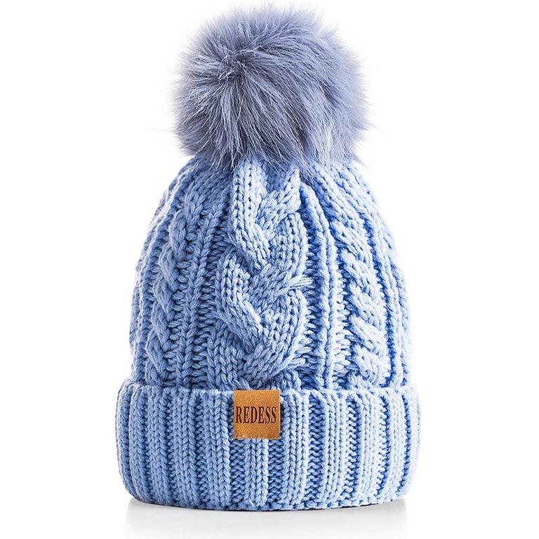 REDESS WOMENS POMPOM BEANIE O/S