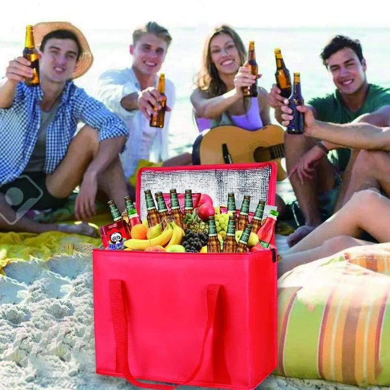 MUSBUS XL RED BEACH BAG