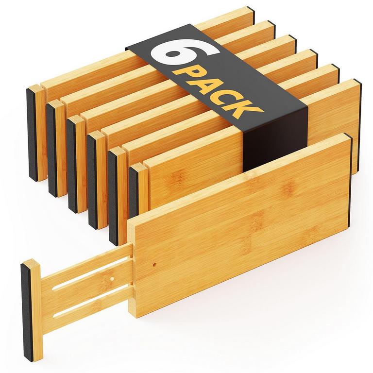 SPACEAID DRESSER DIVIDERS 6PK