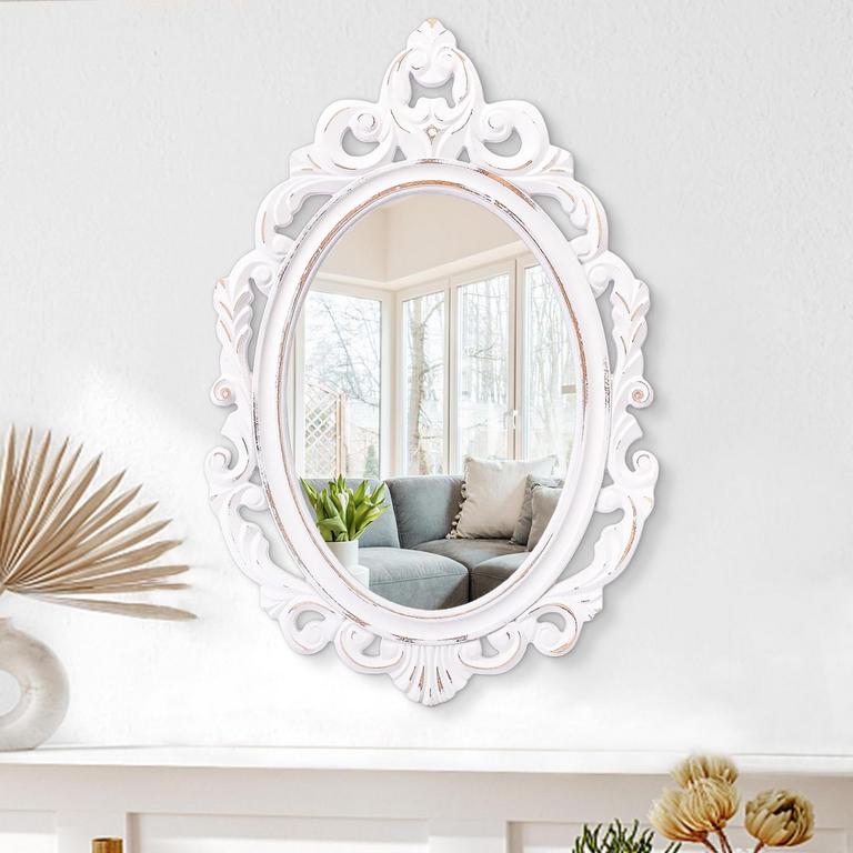 LZUSO 24IN X 16IN OVAL WALL MIRROR