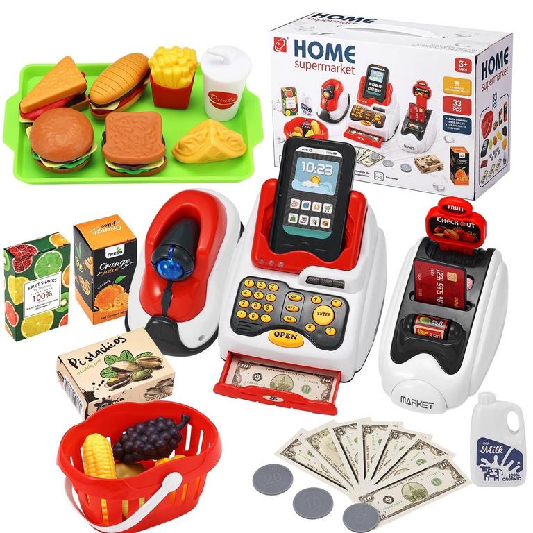 ZACRO TOY CASH REGISTER SET