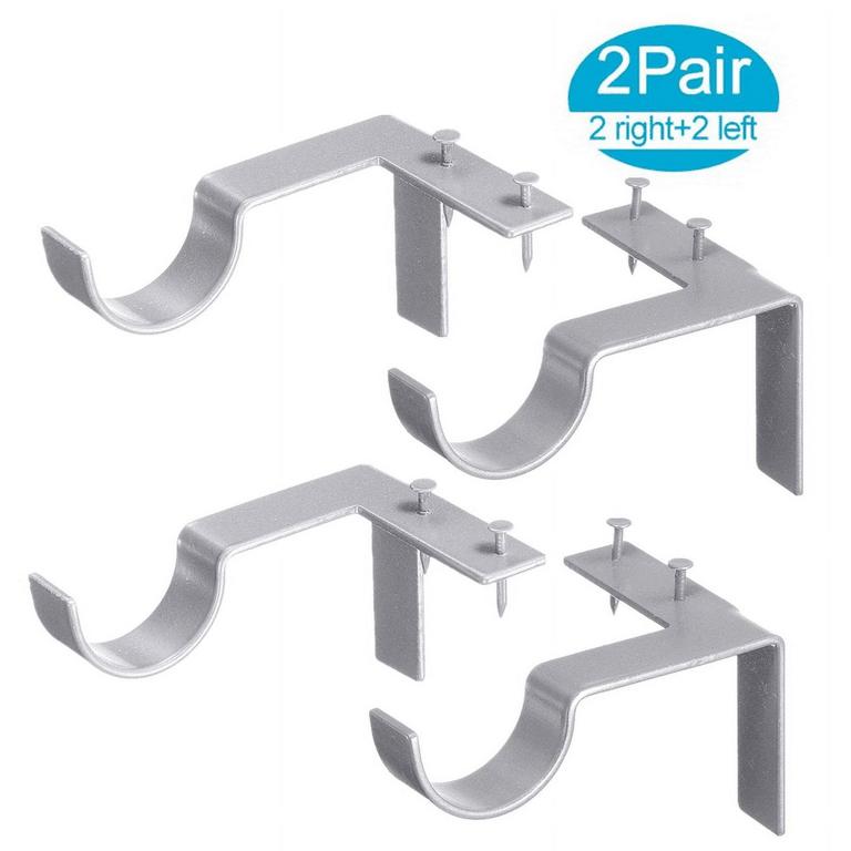 4PK CURTAIN ROD BRACKETS