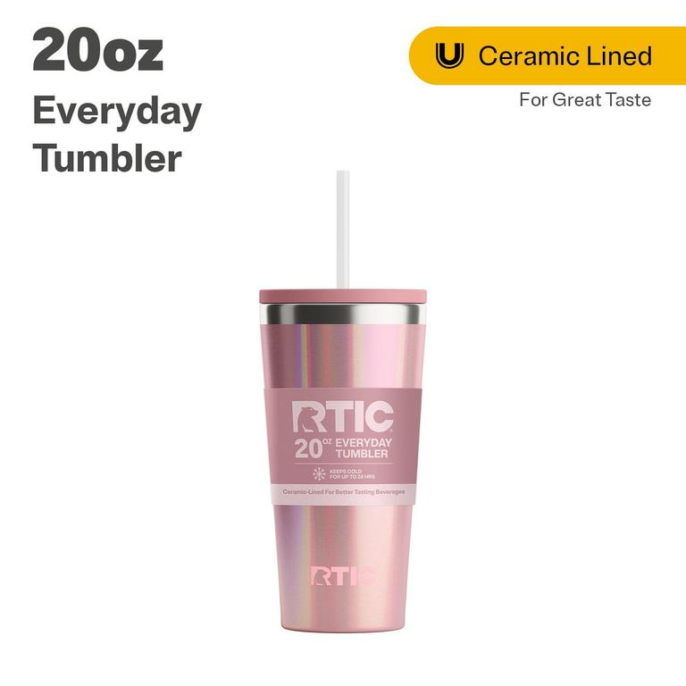 RTIC 20OZ TUMBLER DUSTY ROSE