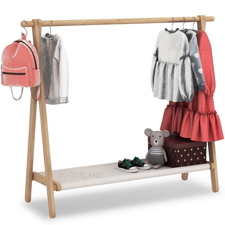 VOGUSLAND KIDS CLOTHING RACK 47.5IN