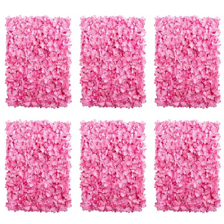 6PK ARTIFICIAL FLOWER PANELS