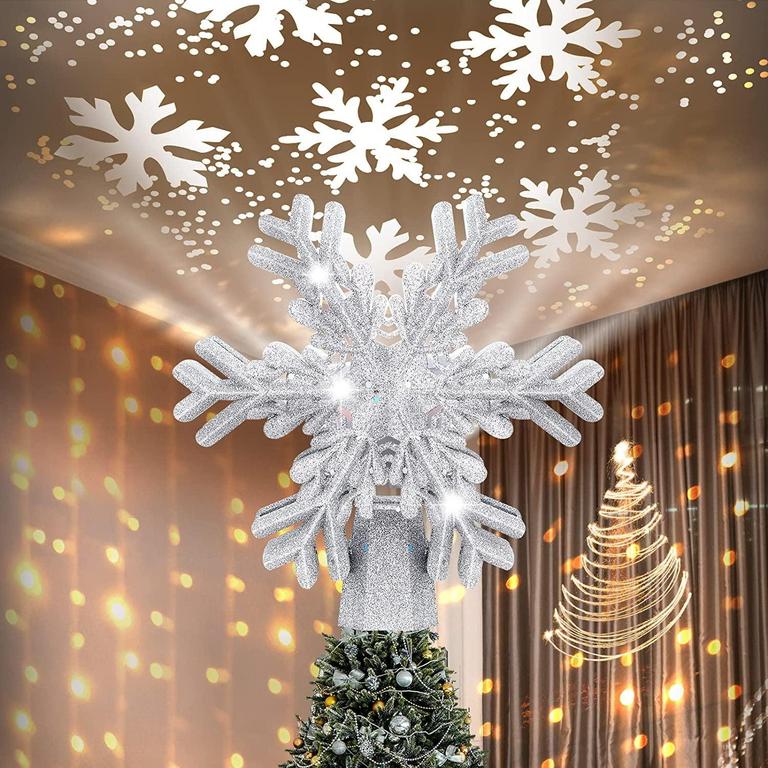 9.6IN SNOWFLAKE TREE TOPPER