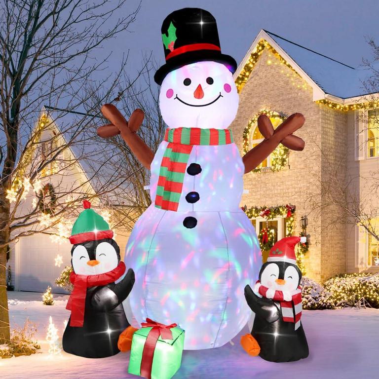 6FT INFLATABLE SNOWMAN