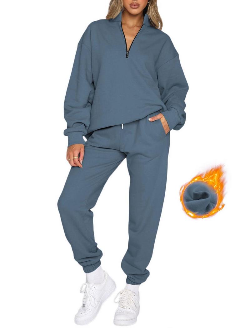 ALEUMDR WOMENS L 2PC SWEATSUIT