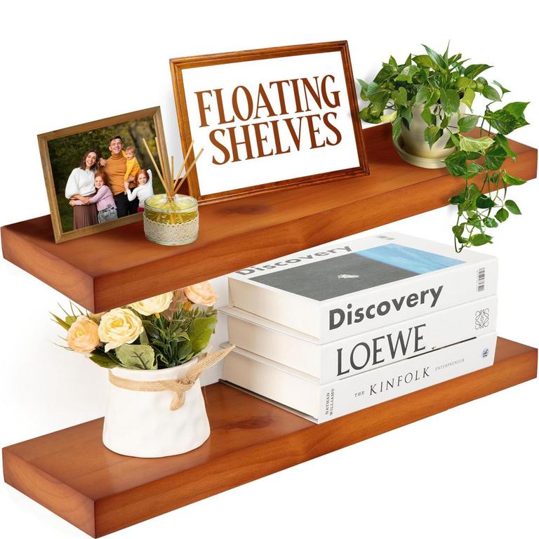 IMPERATIVE DECOR FLOATING SHELVES 24IN 2PK