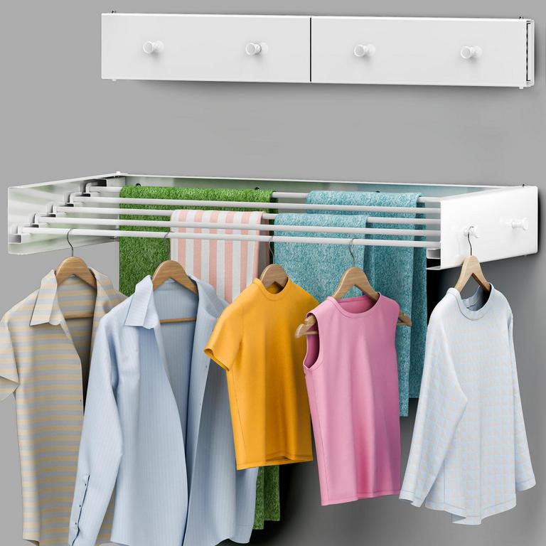 DELFORI FOLDABLE DRYING RACK 28IN 1PC
