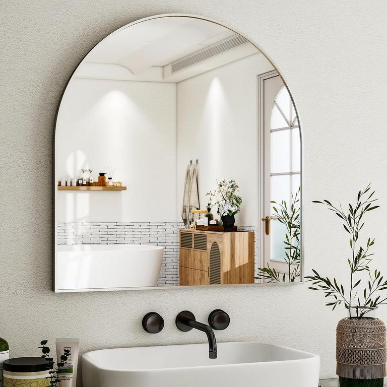 EASLY ARCH BATHROOM MIRROR 34IN X 32IN