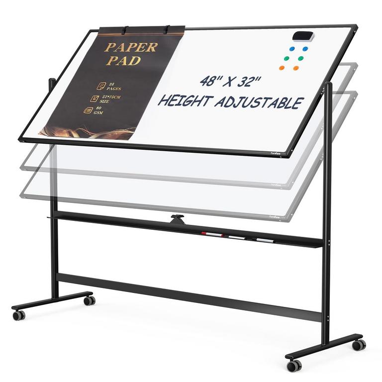 TANKEE 48IN X 32IN WHITEBOARD