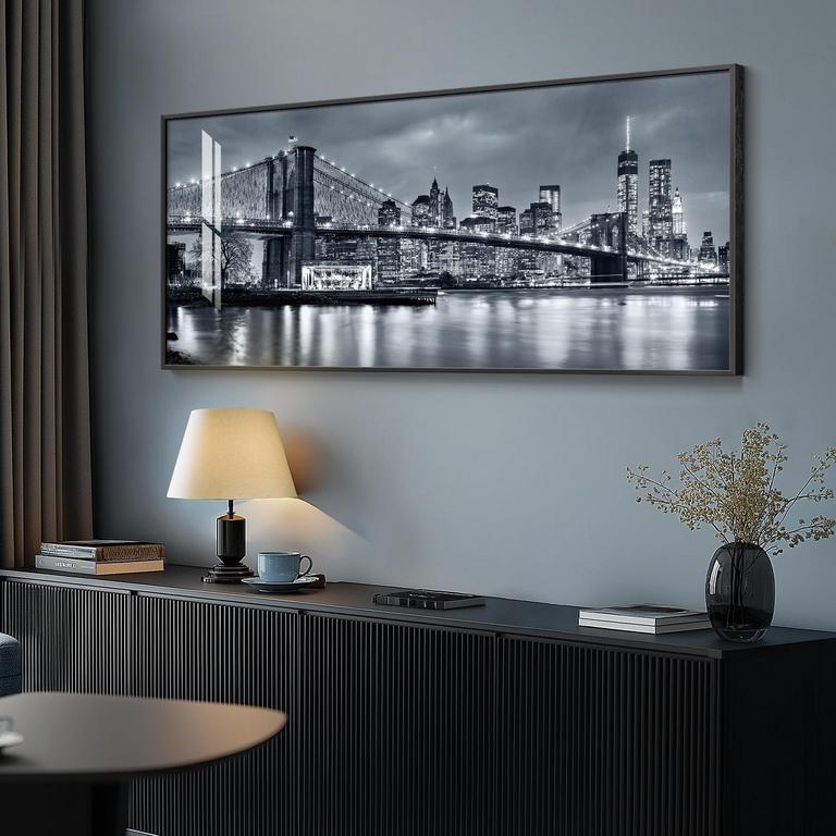 CUSPIN BLACK & WHITE ART 20IN X 40IN 