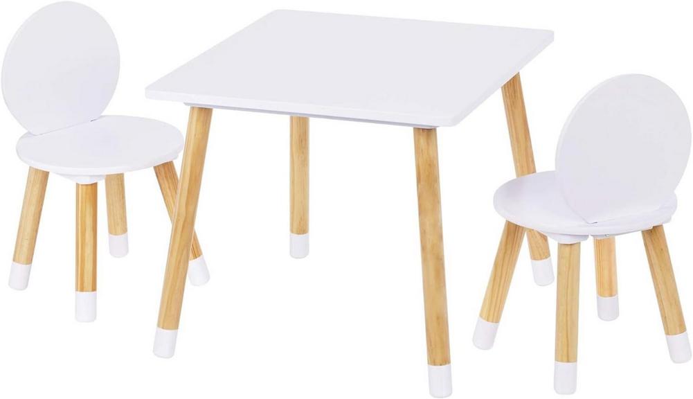 UTEX KIDS TABLE SET WHITE