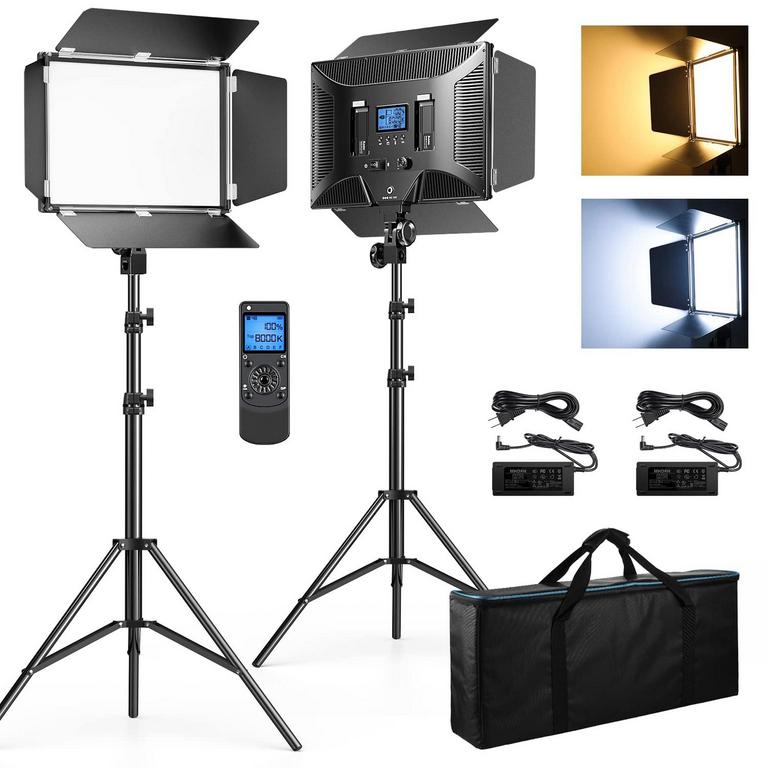 DAZZNE D50 2-PACK LED VIDEO LIGHT