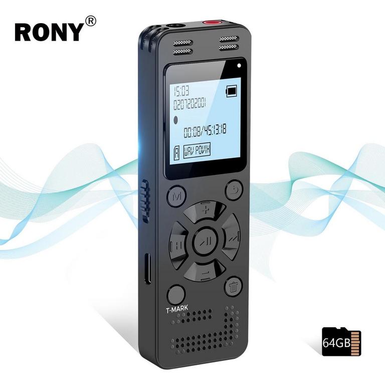 RONY 64GB VOICE RECORDER