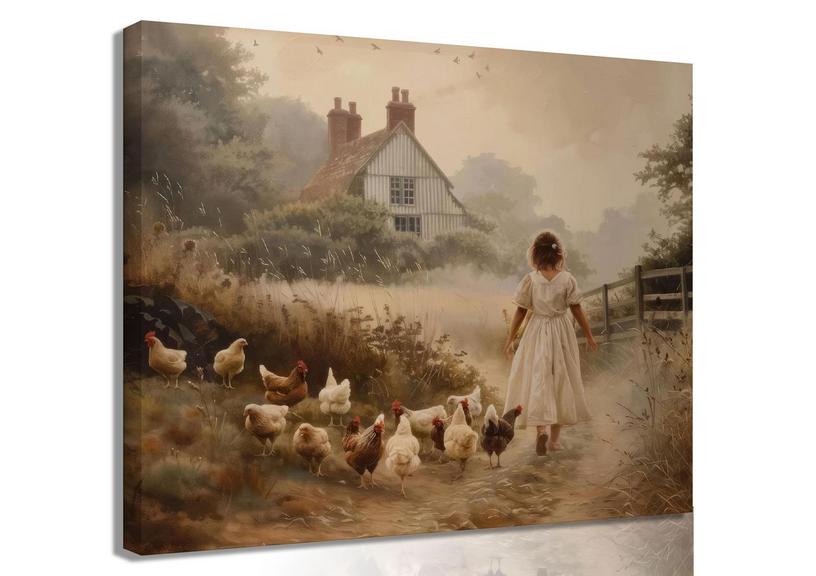 LQOZTBX FARMHOUSE ART 12IN X 16IN