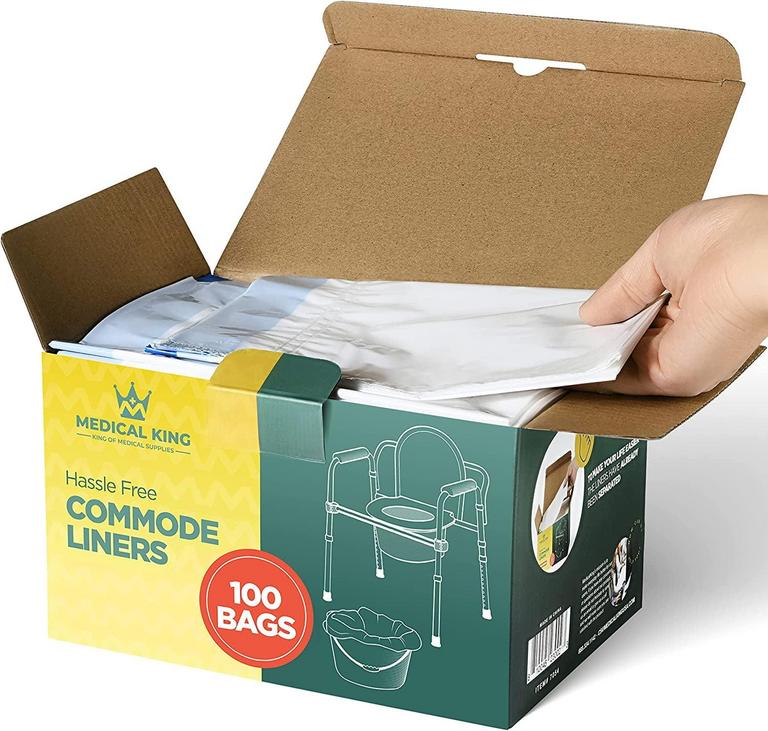 100PK COMMODE LINERS