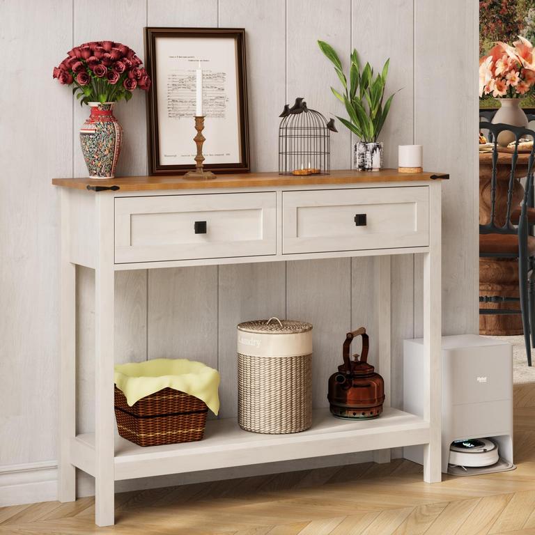 TRIRONSUN CONSOLE TABLE 39.4IN