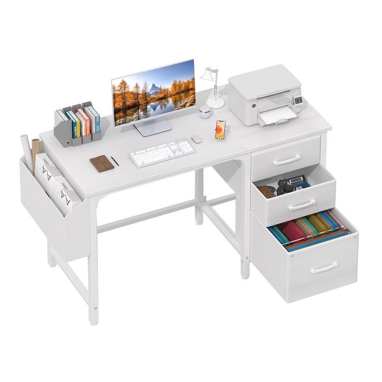 LUFEIYA WHITE DESK 47IN