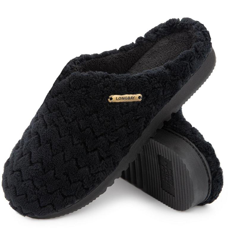 LB LONGBAY WOMENS SZ 9/10 FLANNEL SLIPPERS