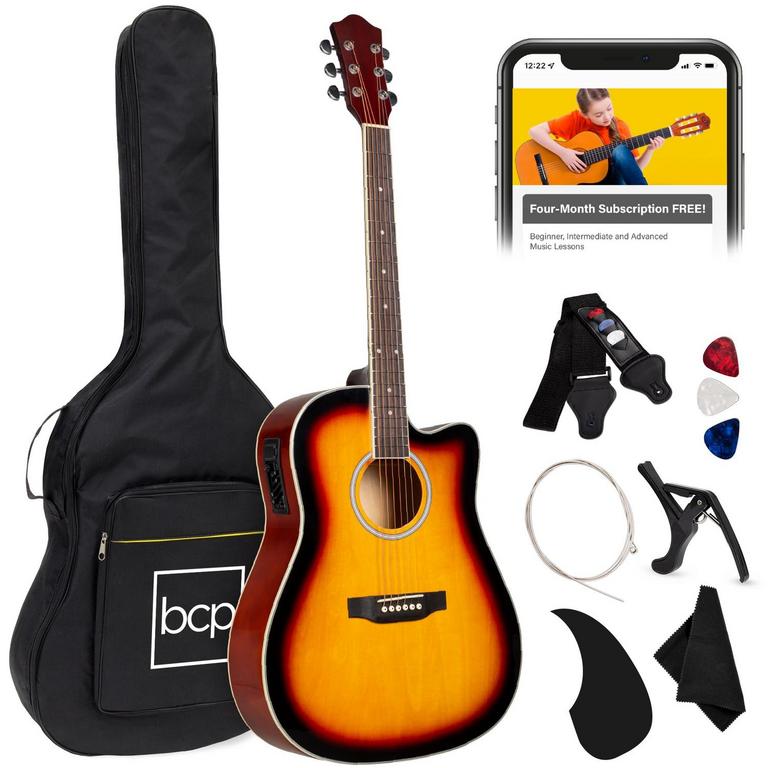 BEST CHOICE 41IN ACOUSTIC ELECTRIC GUITAR SET