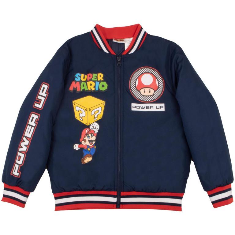 NINTENDO BOYS BOMBER JACKET SZ 6/7